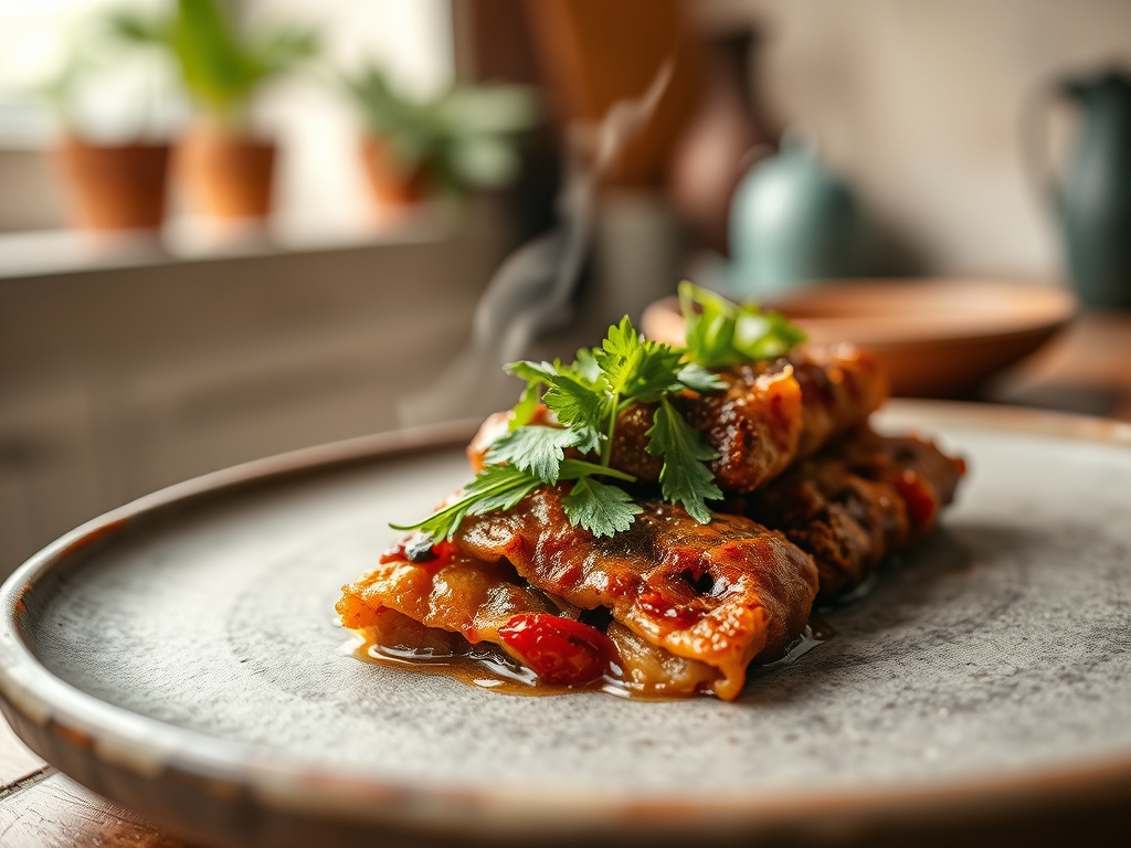 Costillas barbacoa tiernas