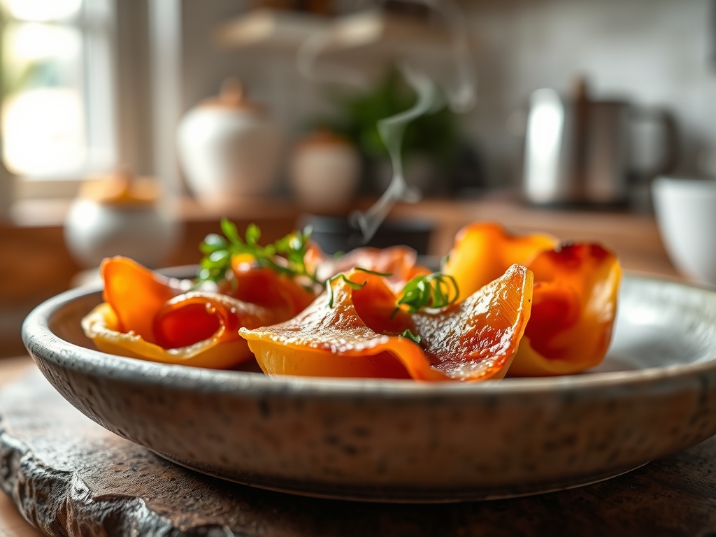 Espárragos con jamón serrano