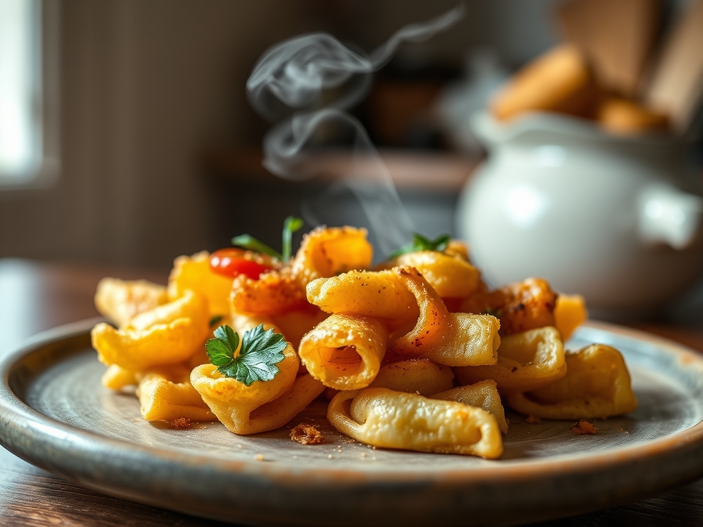 Macarrones con tomate y atún