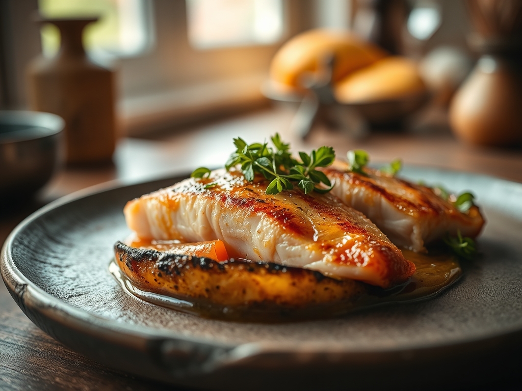 Salmón con espárragos