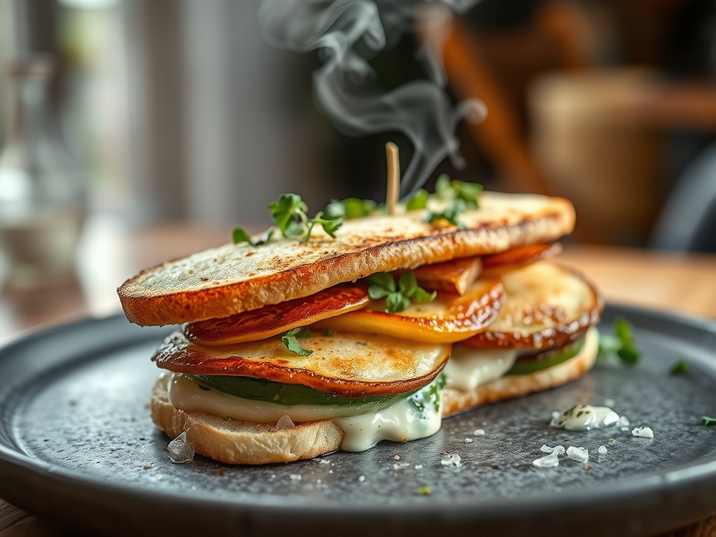 Sándwich de pepino inglés