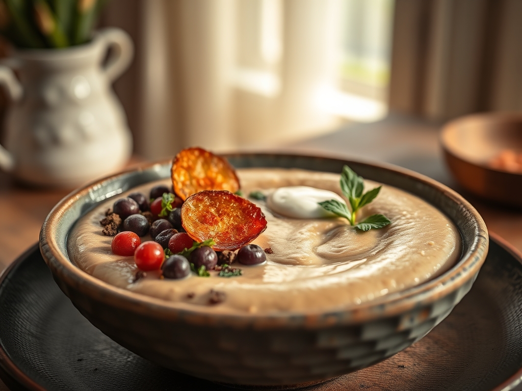 Smoothie bowl de espinacas