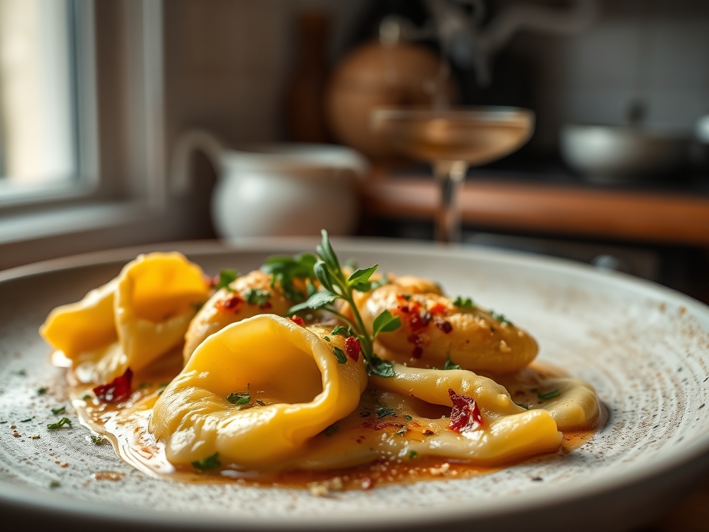 Tortellini al horno gratinados