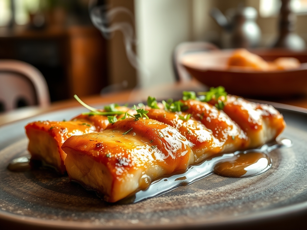 Costillas de cordero con miel