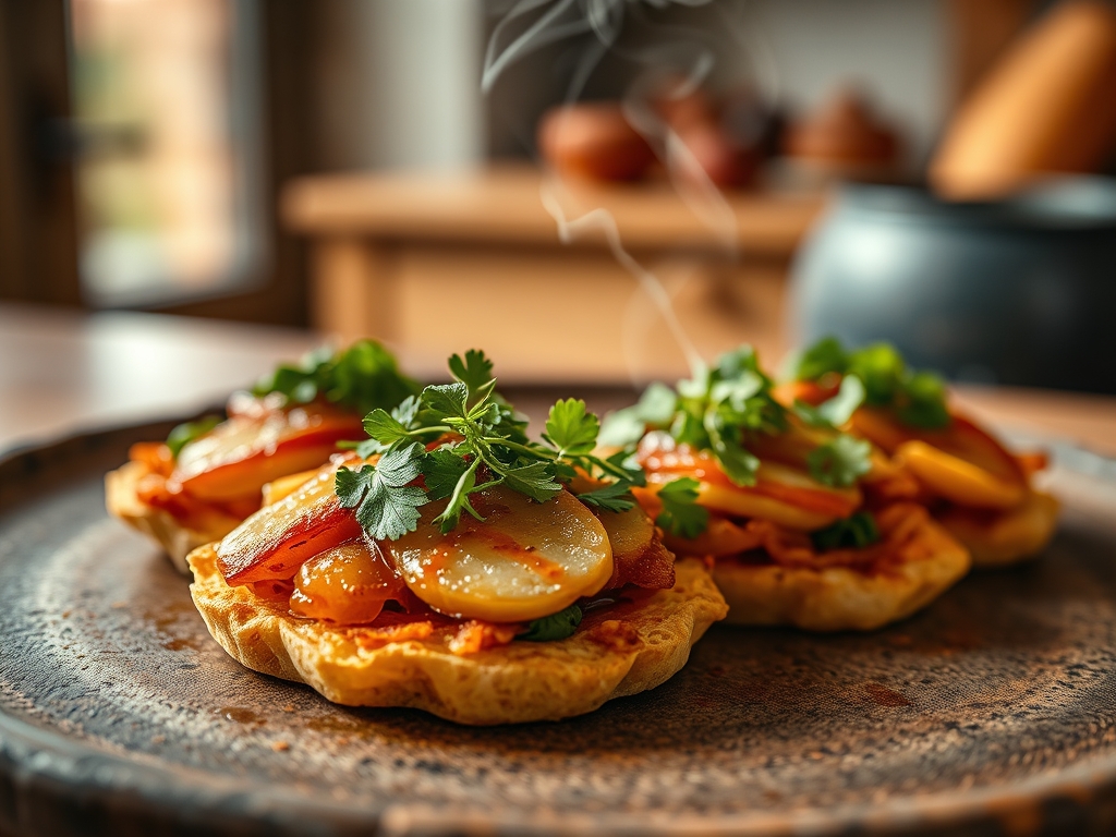 Tostadas de plátano y cacahuete